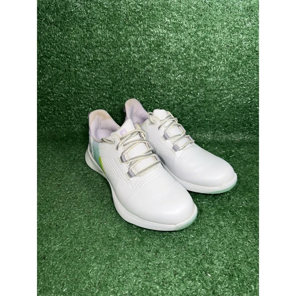 FootJoy Golf Shoes Womens Size 7 FJ Fuel Multicolor Spikeless Sports Sneakers - Picture 2 of 9